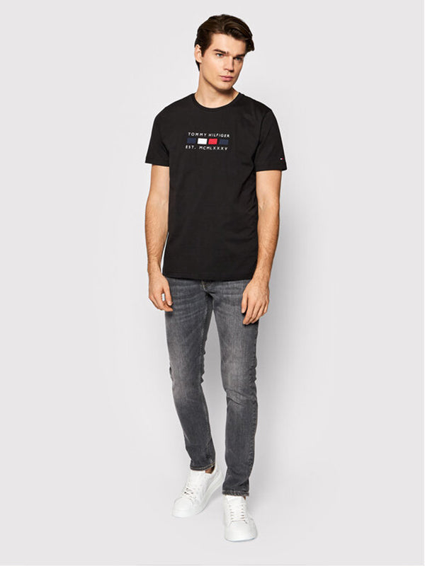 Four Flags Tee Black / L