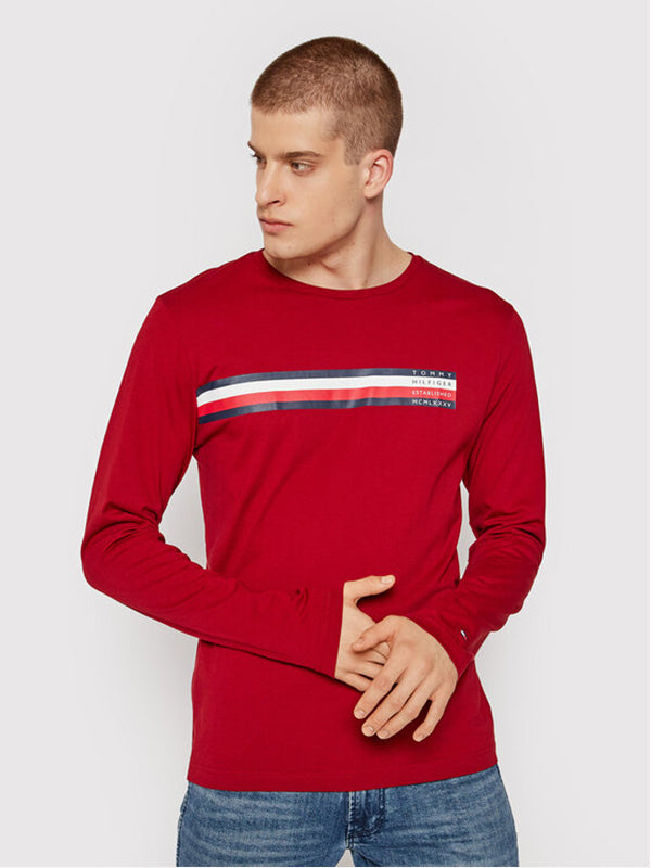 Sliced Bar Long Slee Regatta Red / L