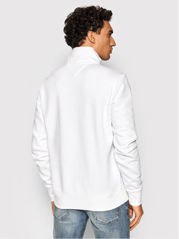 Tommy Logo Mockneck White / L