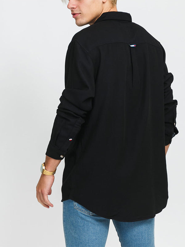 Tjm Tencel Badge Shi Black / L