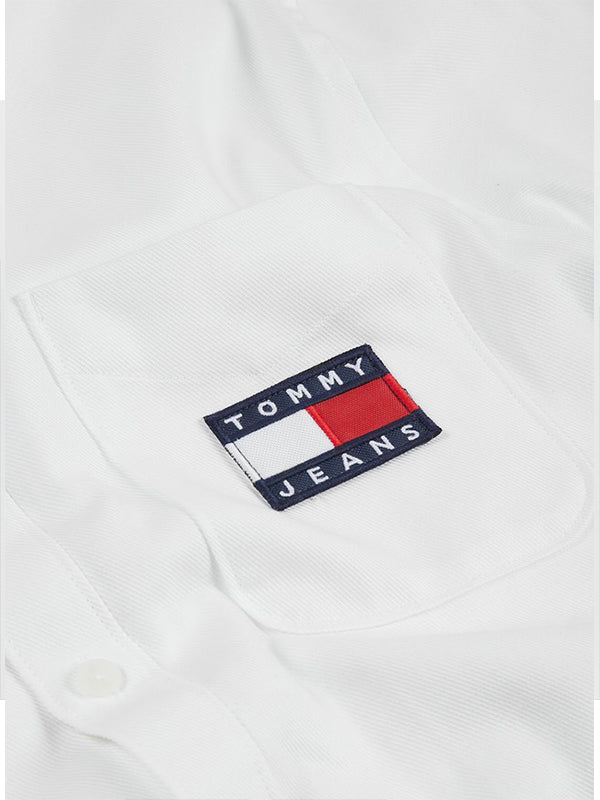 Tjm Tencel Badge Shi White / L