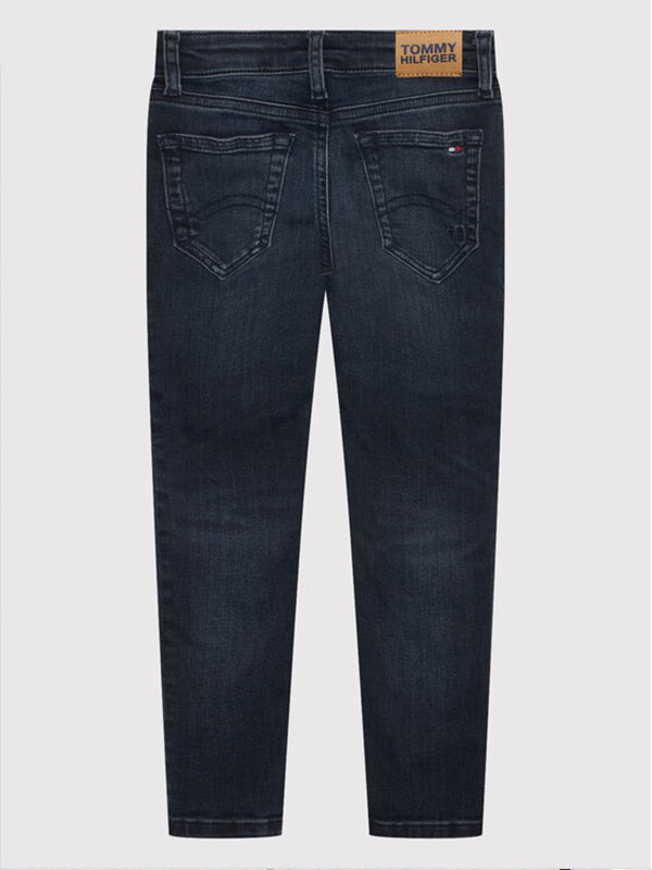 Simon Skinny Blue Bl Blueblkwshddwn / 10