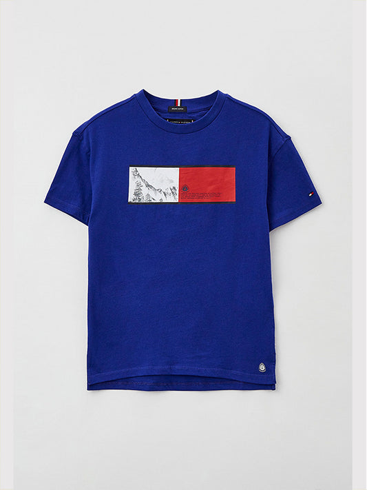 Mountain Flag Tee S/ Court Purple / 10