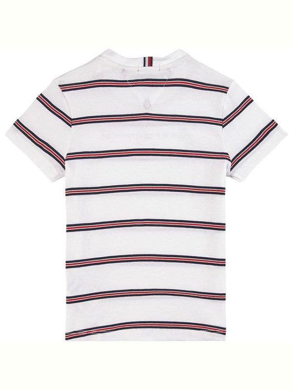 Essential Stripe Tee White / 10