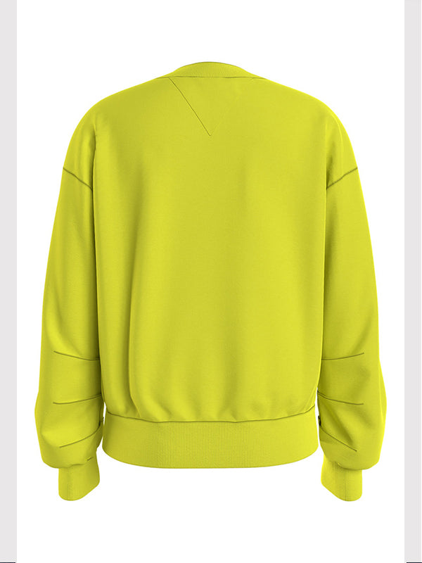 Pleated Sleeve Sweat Neo Lime / 10