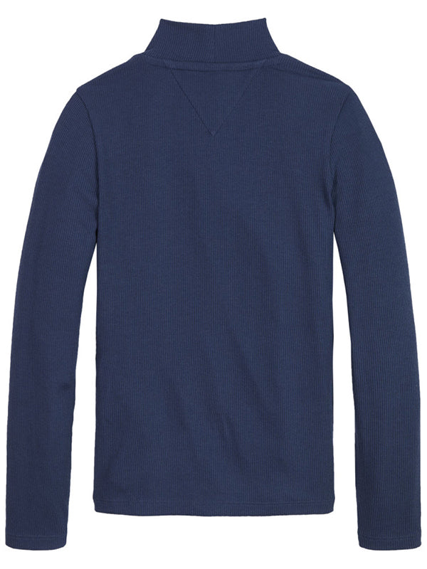 Dg Tjw Rib Mock Neck Twilight Navy / 10