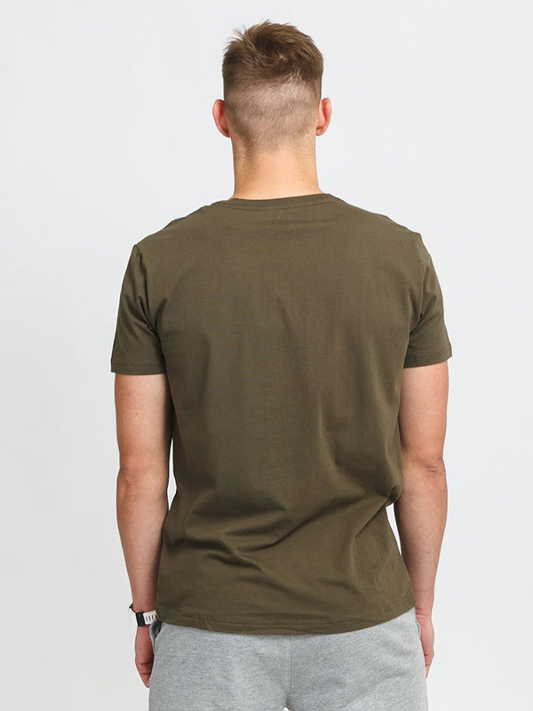 Cn Ss Tee Logo Army Green / XL