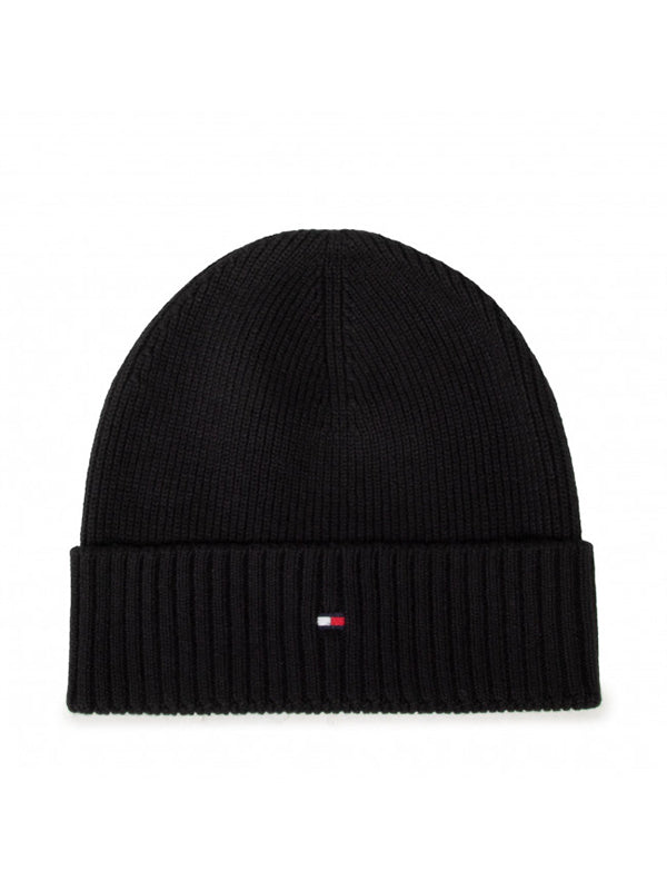 Pima Cotton Beanie & Black / OS