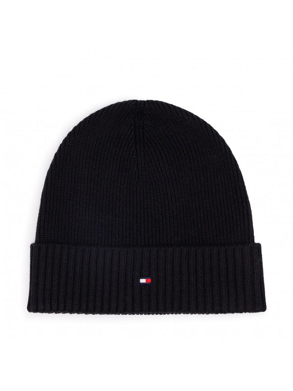 Pima Cotton Beanie & Black / OS