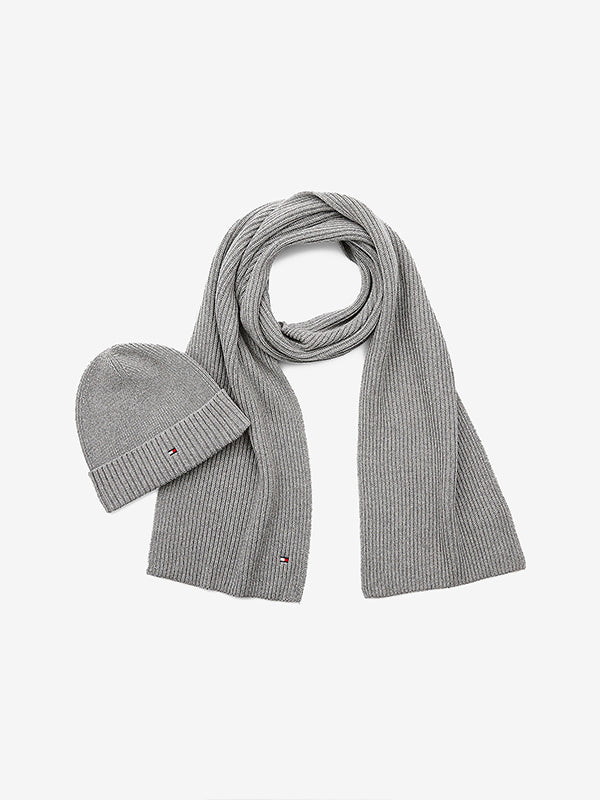 Pima Cotton Beanie & Mid Grey Heather / OS