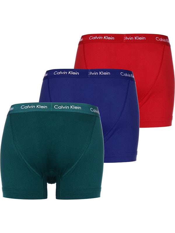 Trunk 3Pk MAYA BLUE/ SOFT GRAPE/ RUSTIC RED / L