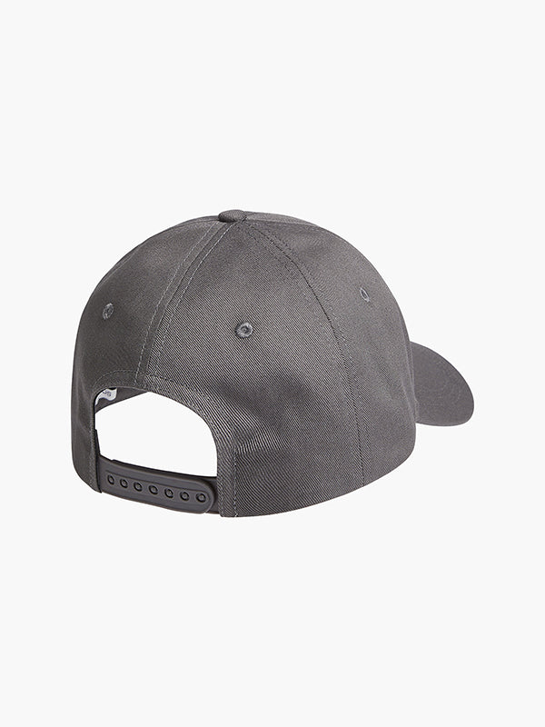 Monogram Cap Embro Gray Pinstripe / OS