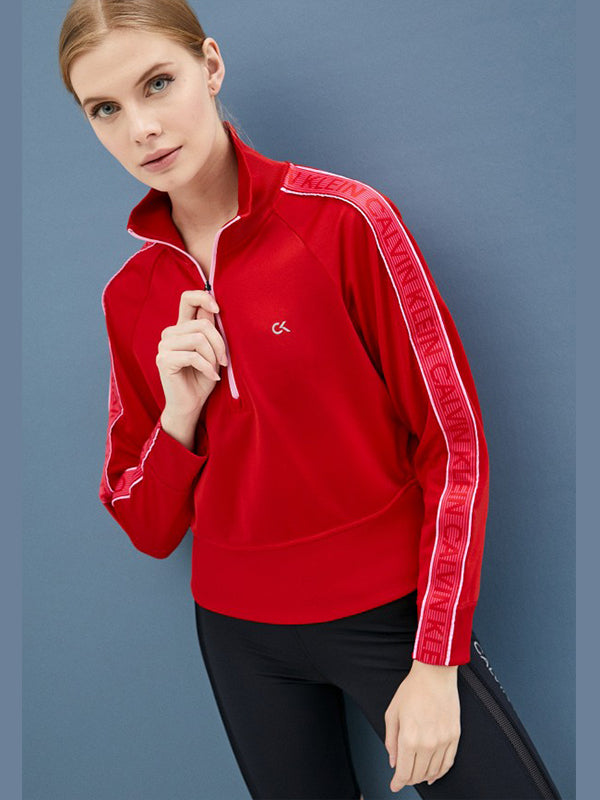 Pw - 1/4 Zip Pullove Barbados Cherry / L