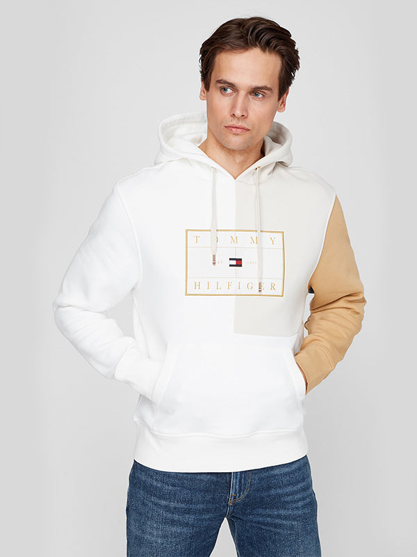 Icon Colorblock Hood Alabaster / L