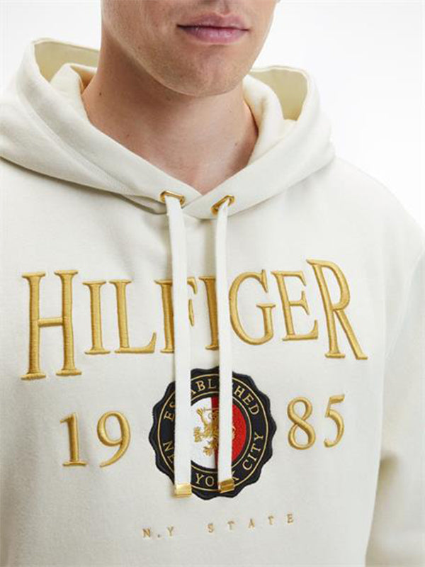 Icon Crest Hoodie Ivory / L