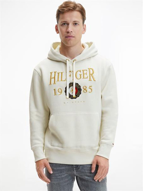 Icon Crest Hoodie Ivory / L