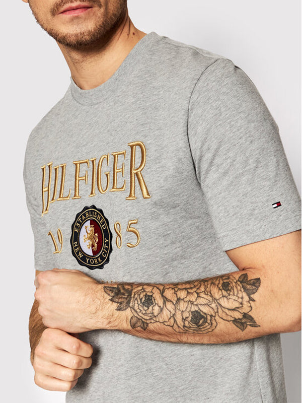 Hilfiger Icon Crest Light Grey Heather / L