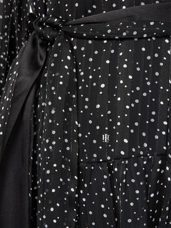 Chiffon Shift Short Th Polka Dot / Black White / 42