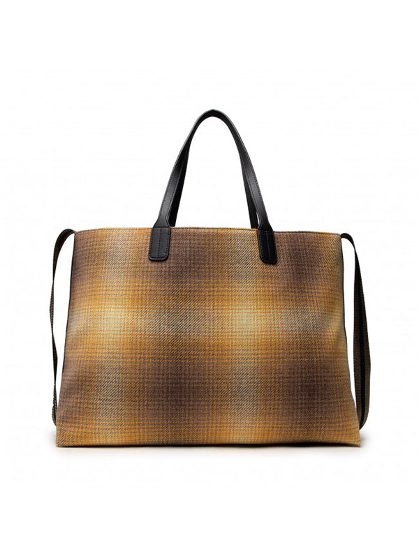 Iconic Tommy Tote Ch Amber Ochre Check / OS