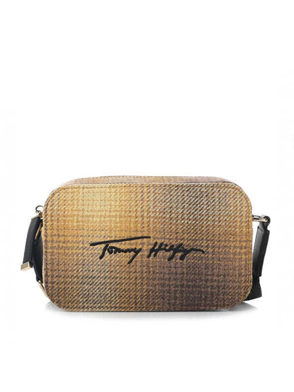 Iconic Tommy Camera Amber Ochre Check / OS