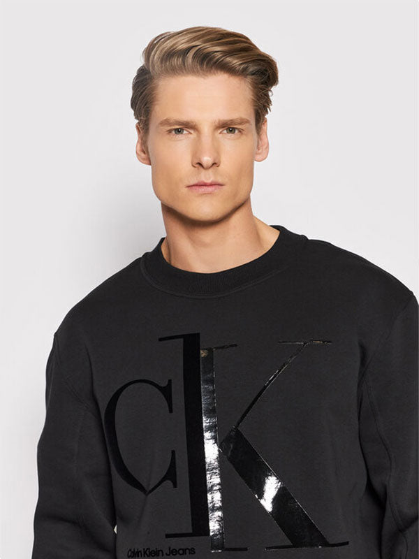 Bold Spliced Ck Crew Ck Black / L