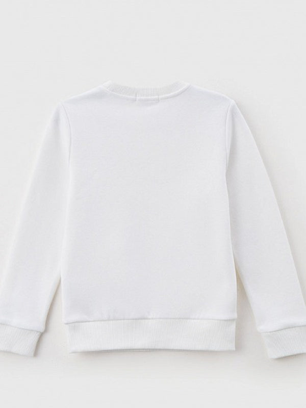 Tonal Debossed Sweat Bright White / 10