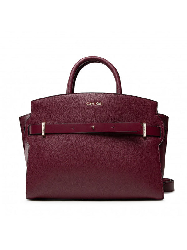 Ck Code Tote Md Bordeaux / OS