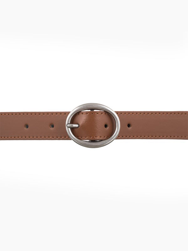 Classic Round Buckle Cognac / 95