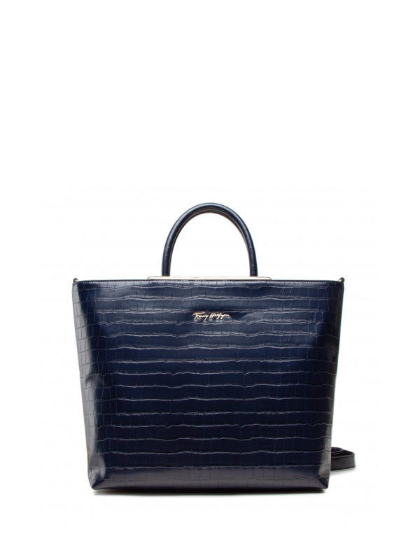 Tommy Modern Tote Cr Tommy Navy Croc / OS