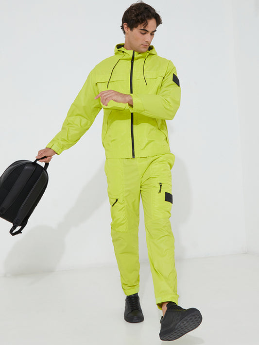 Perforated Wet Look Lemon Lime / L