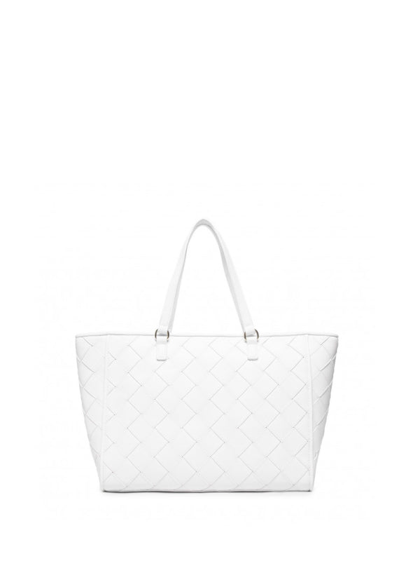 Tommy Joy Tote Wv Woven Optic White / OS