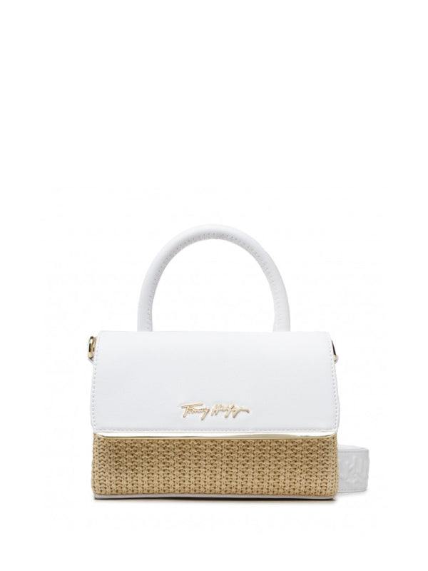 Tommy Modern Bar Bag White Straw Mix / OS