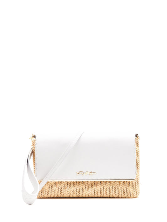 Tommy Modern Clutch White Straw Mix / OS