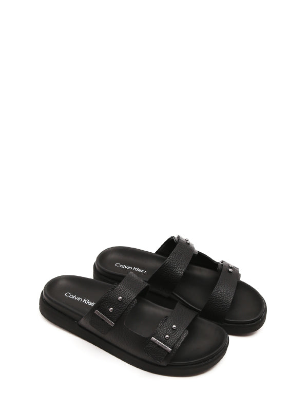 DOUBLE STRAP SANDAL Ck Black / 42