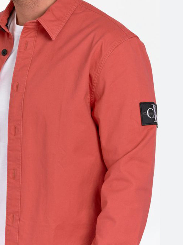 MONOGRAM BADGE SHIRT Rhubarb Red / L