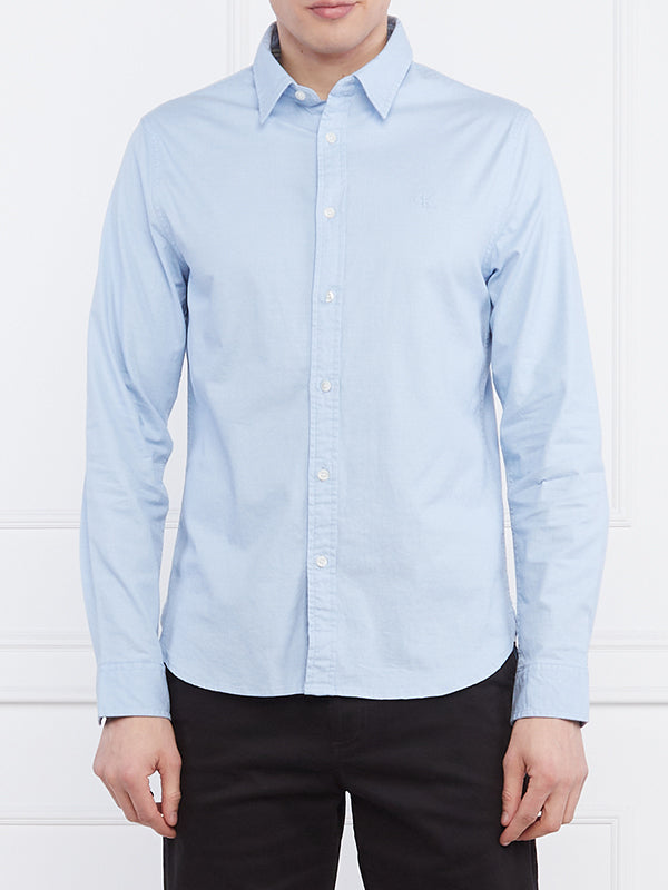 Texture Shirt Chambray Blue / L