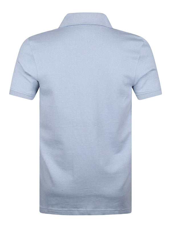 MOULINE SLIM POLO Daybreak Blue / Ivory / L