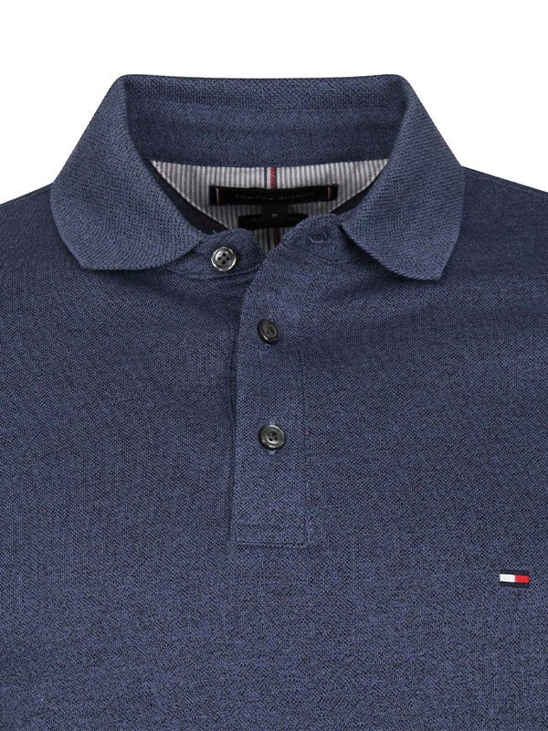 MOULINE SLIM POLO Faded Indigo / Desert Sky / L