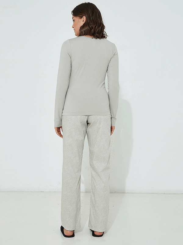 Pant Set DOVE TOP_MINIMAL SNAKE DOVE BOTTOM / L