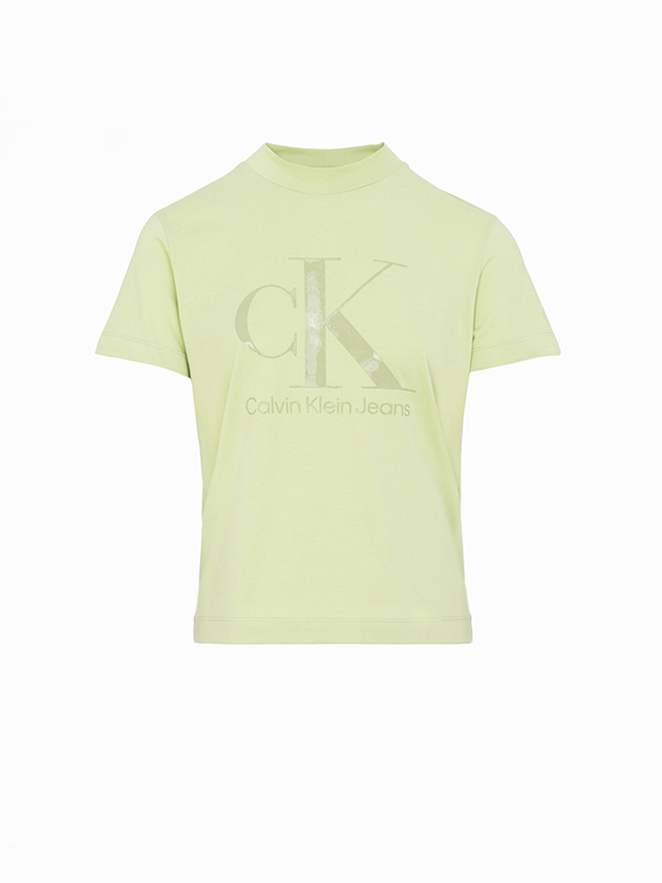 Gel Monogram Tee Jaded Green / L