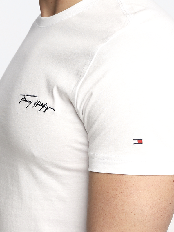 Signature Front Logo White / L