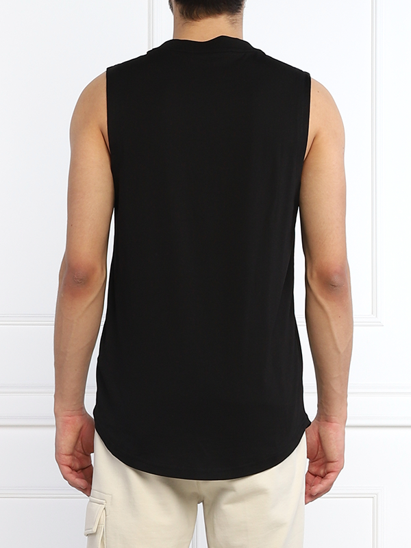 Monogram Badge Tank Ck Black / L