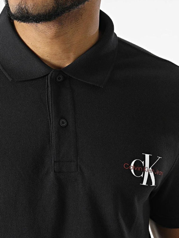 Monogram Logo Polo Ck Black / L