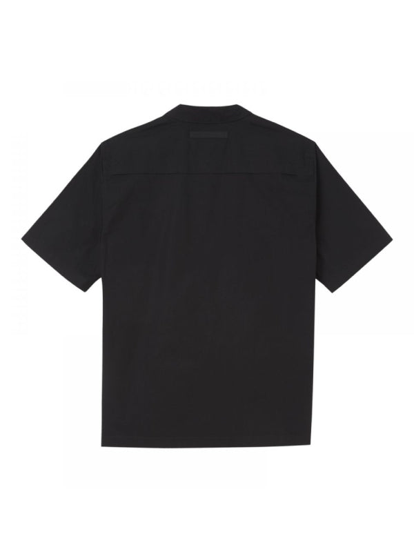 Washed Utility Ss Sh Ck Black / L