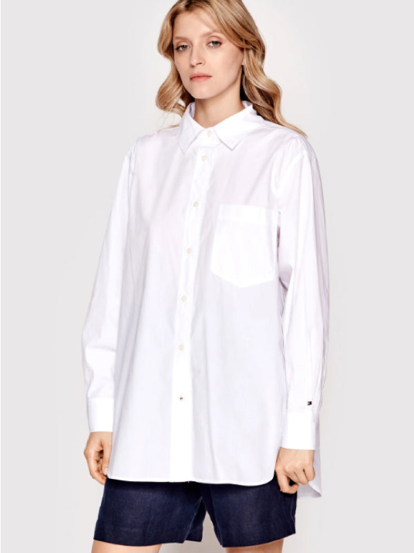 Org Cotton Oversized Th Optic White / 42