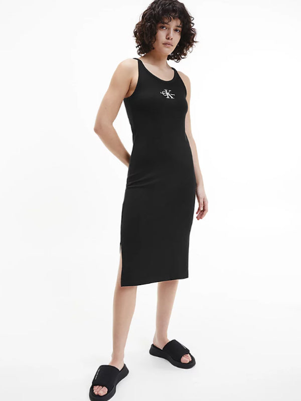 Monogram Tank Dress Ck Black / L