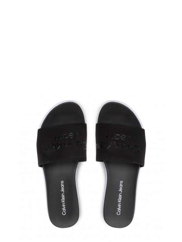 Flatform Sandal Slid Black / 36