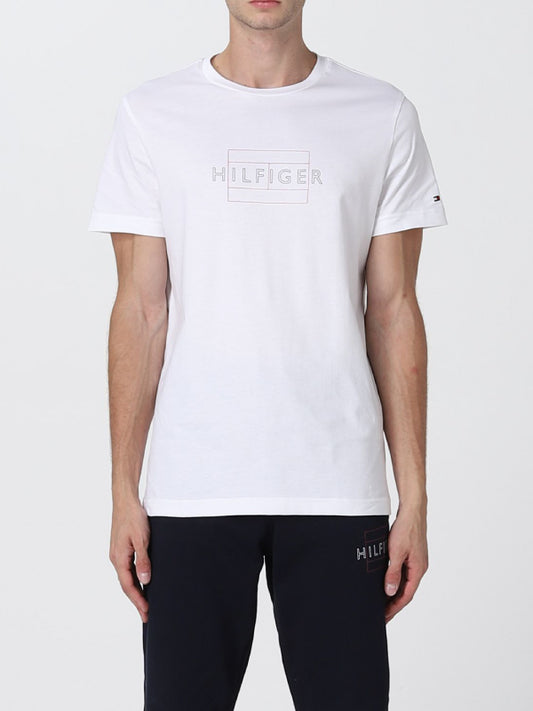 Linear Flag Tee White / L