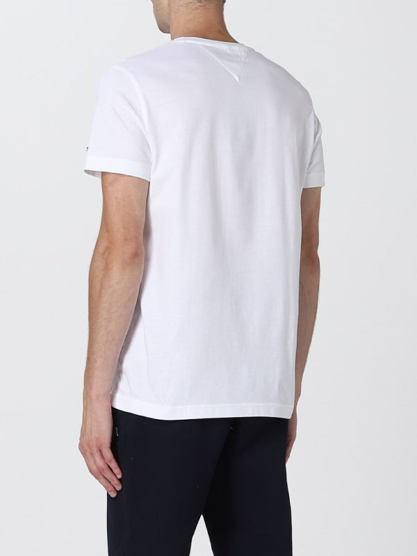 Linear Flag Tee White / L