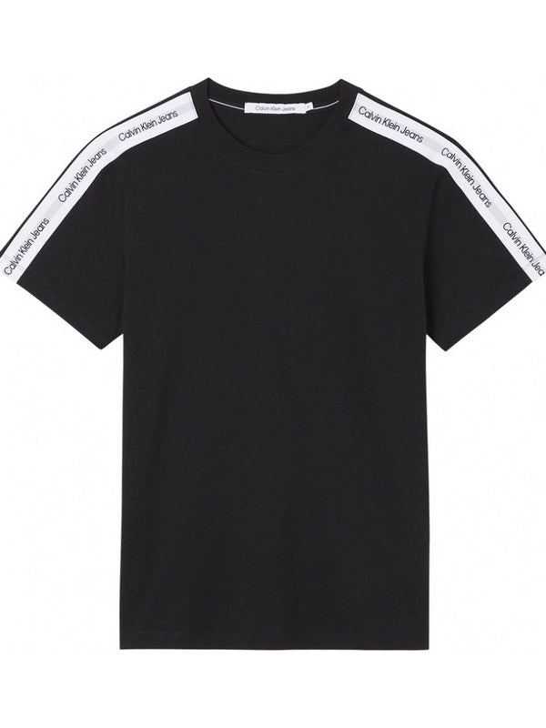 PLUS CONTRAST TAPE SHOULDER TEE Ck Black / 3XL